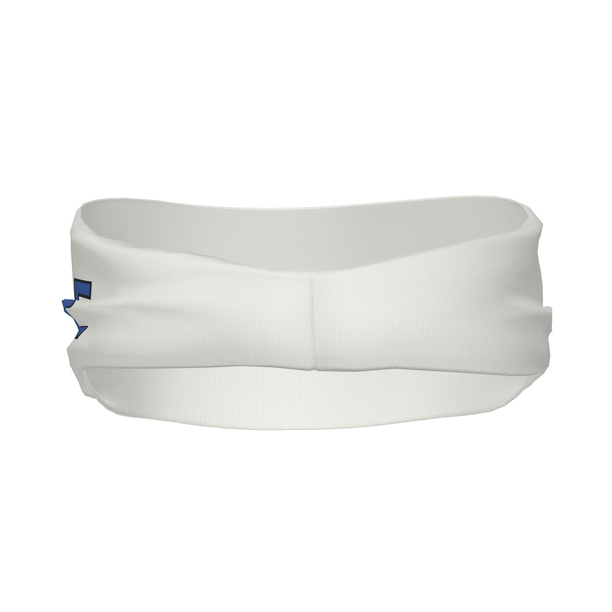 Custom White Sky Blue Sports headband
