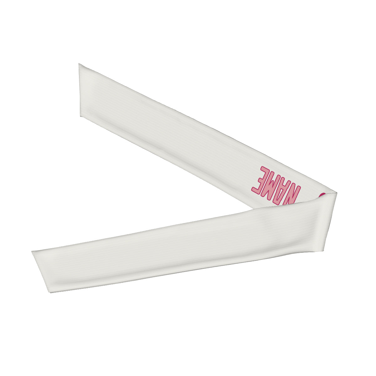 Custom White Light Pink Headband