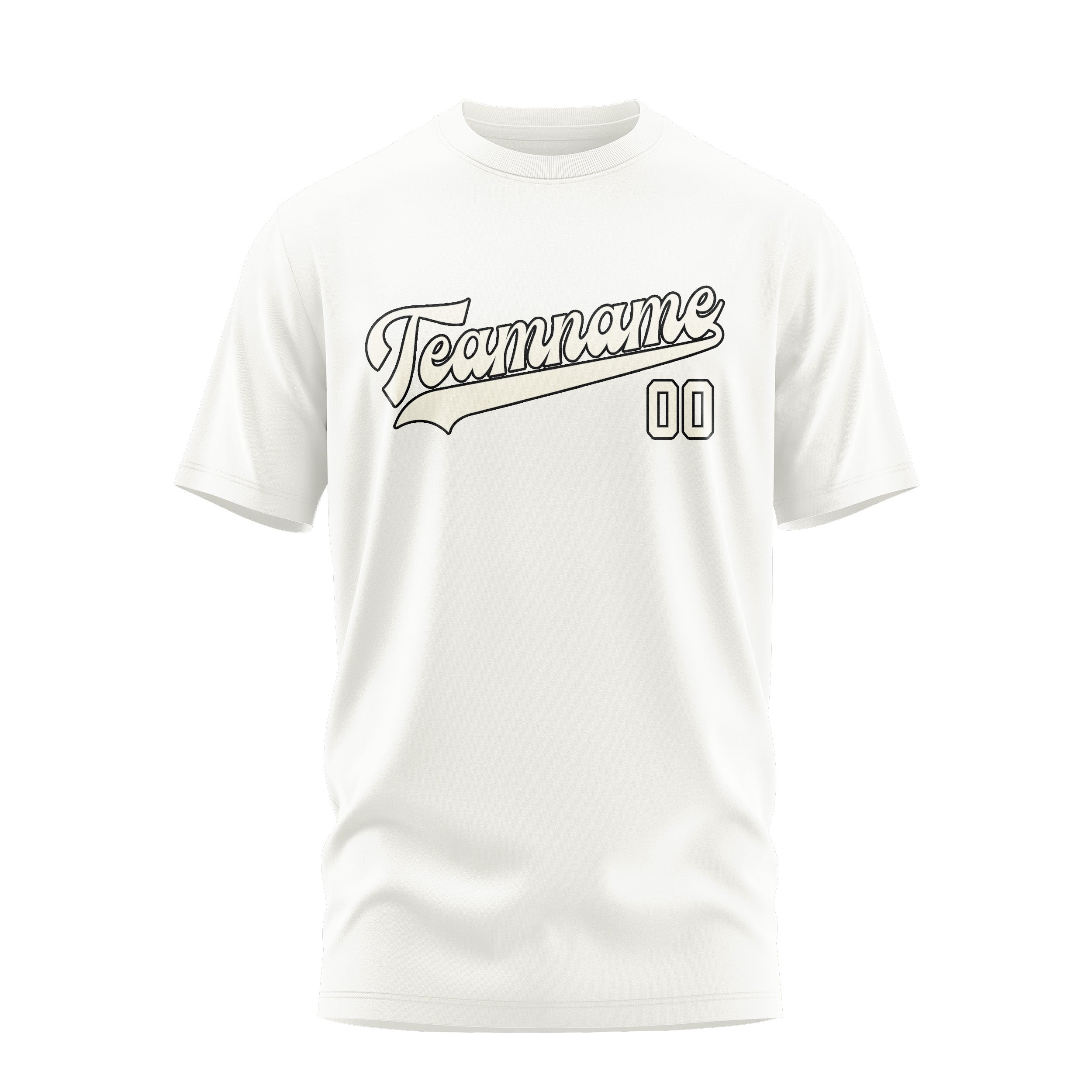 Custom White Cream T-Shirt