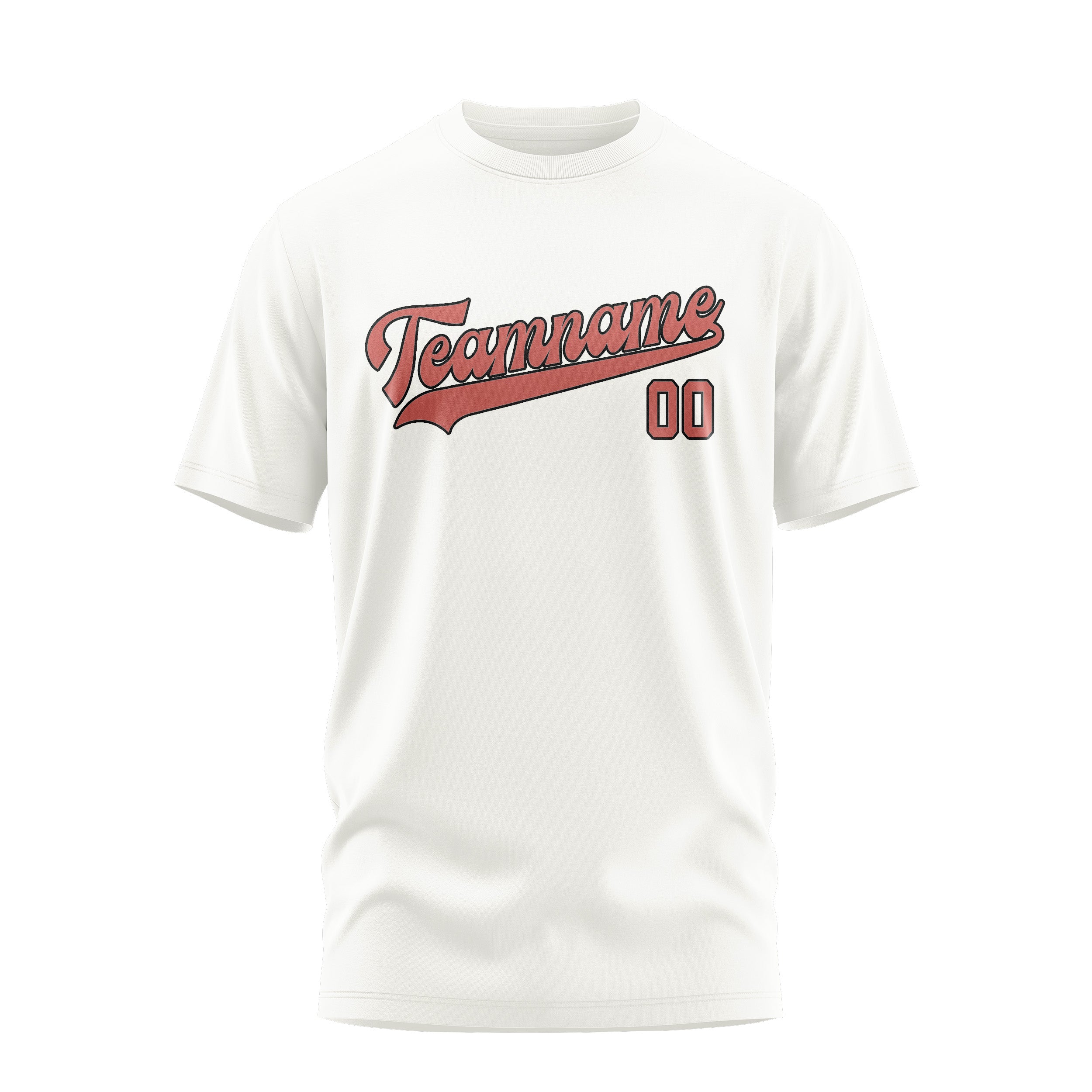 Custom White Copper Rose T-Shirt