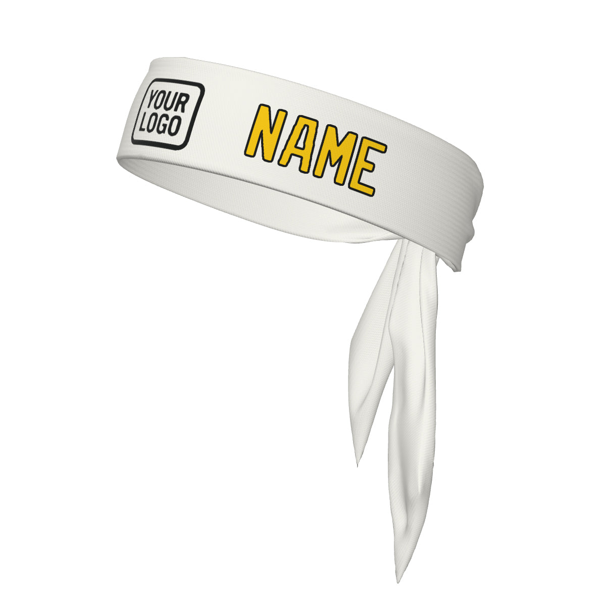 Custom White Gold Headband