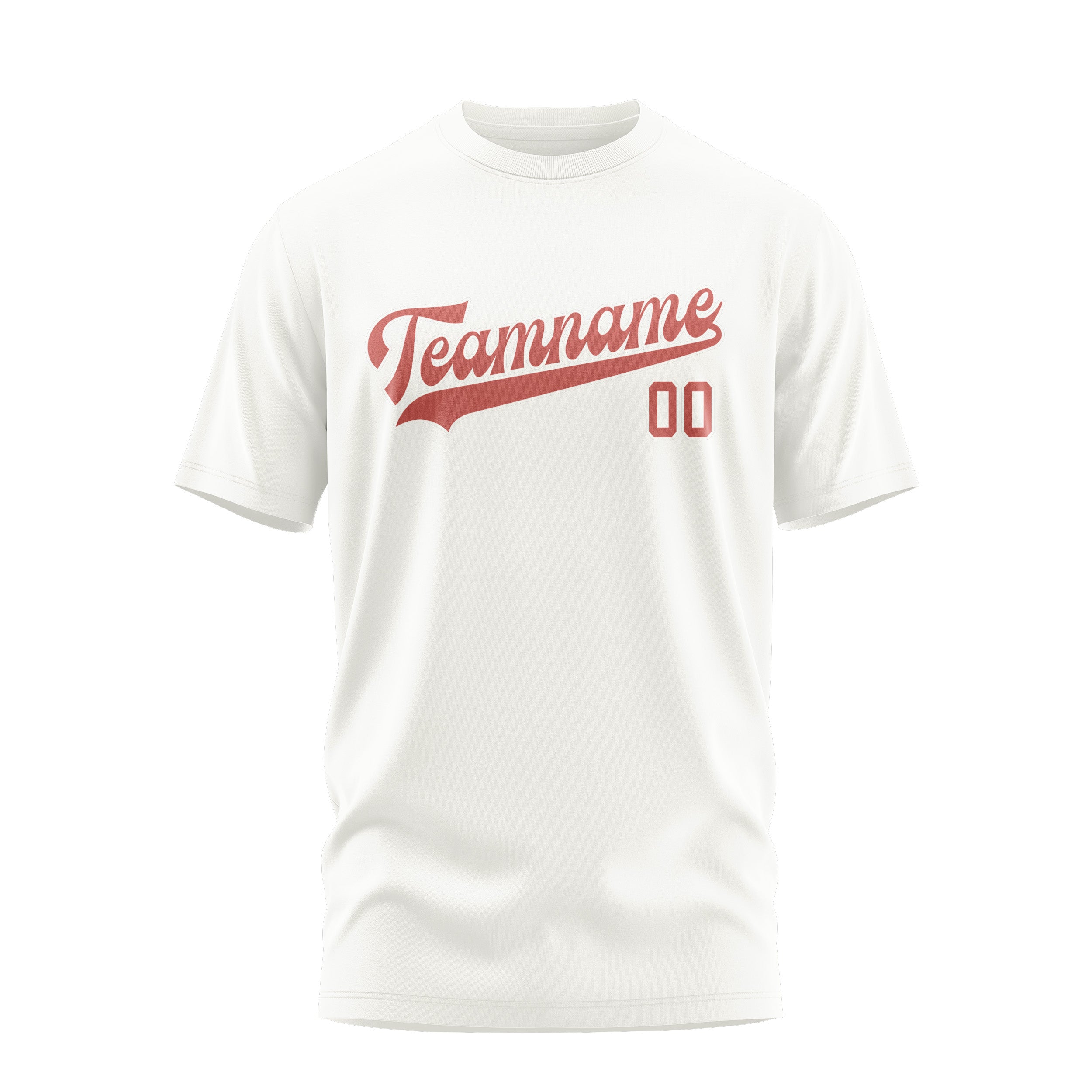 Custom White Copper Rose T-Shirt