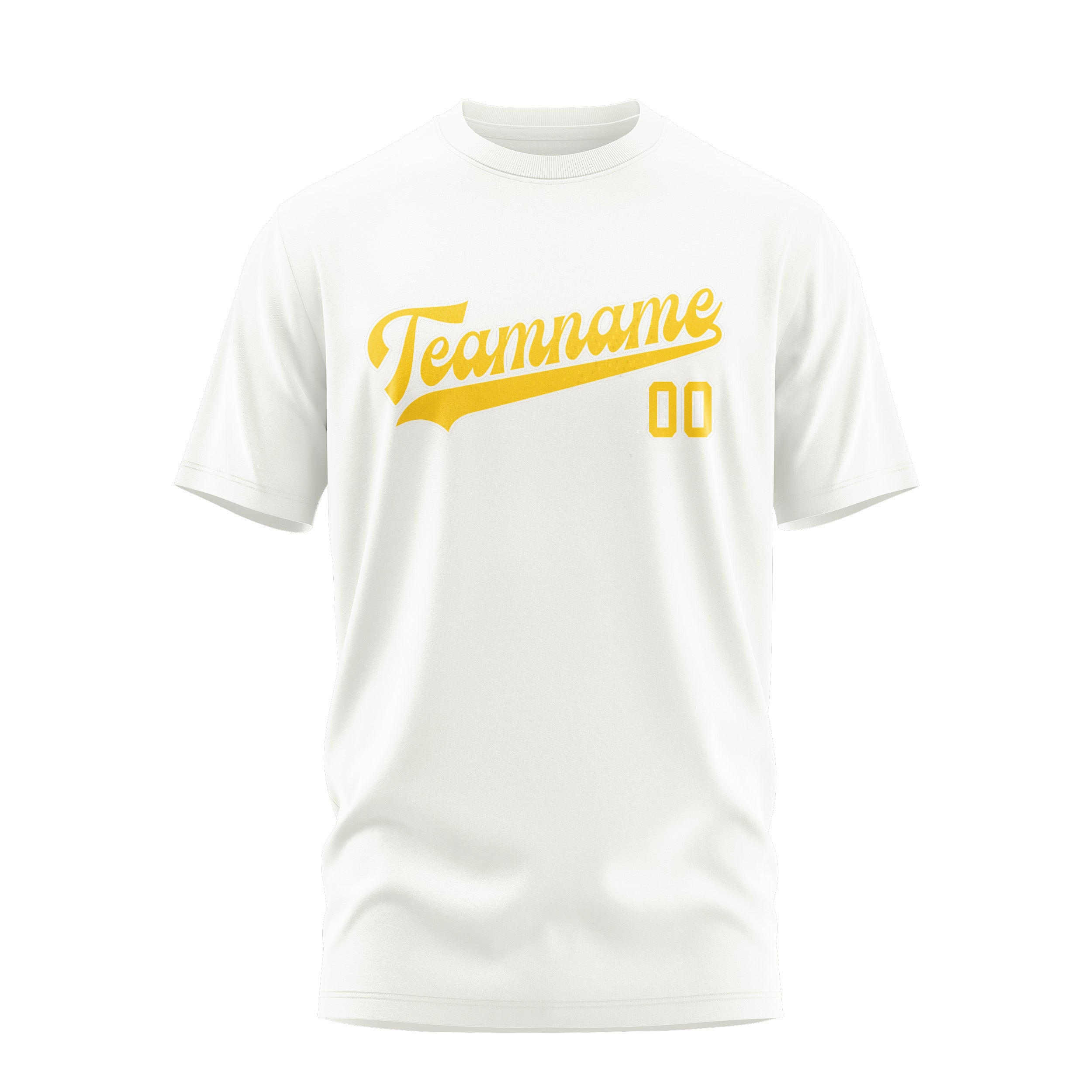Custom White Gold T-Shirt