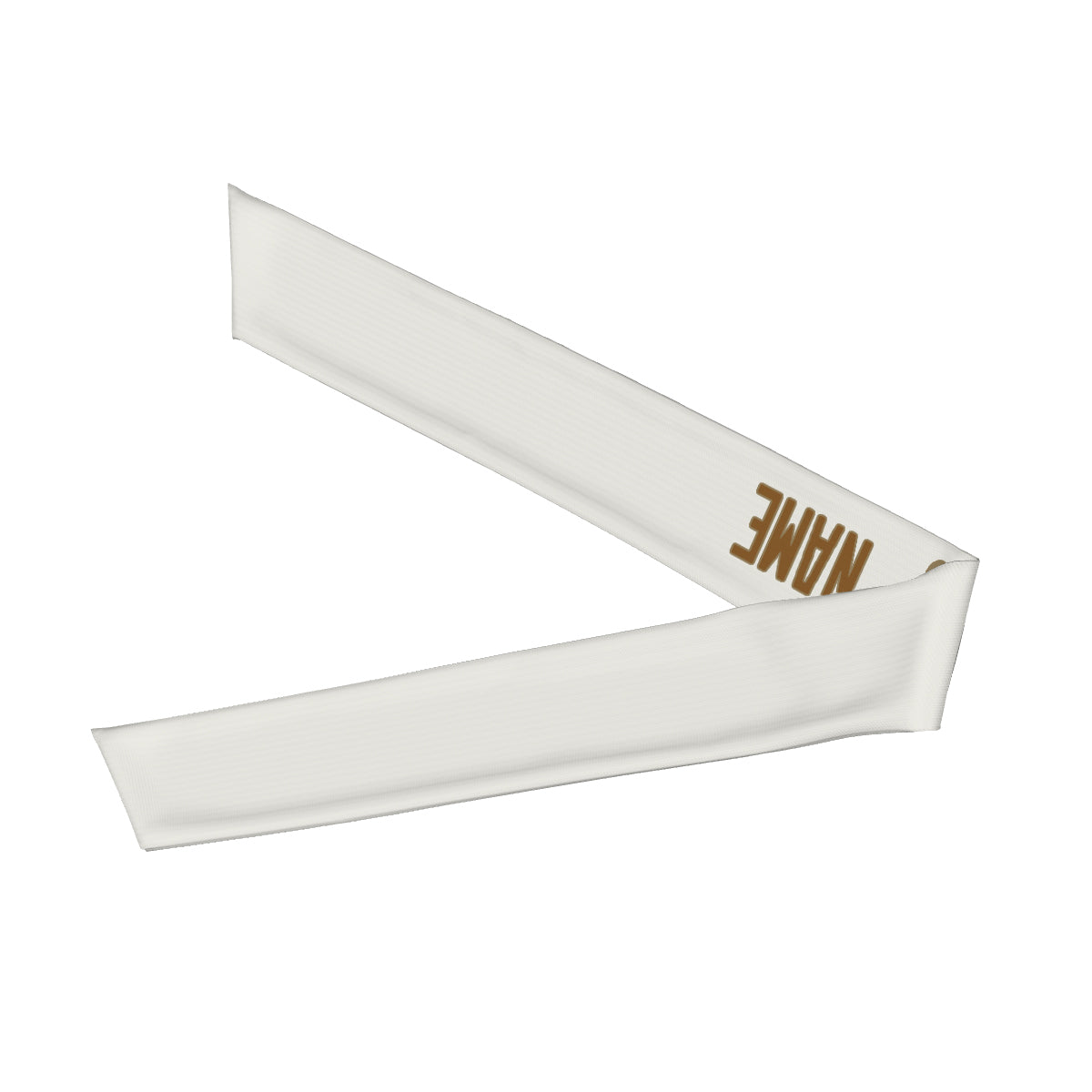 Custom White Khaki Headband