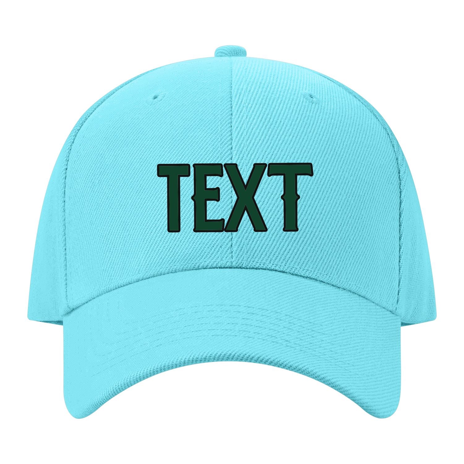Custom Pale Ice Blue Corn Silk Hat 18B21705