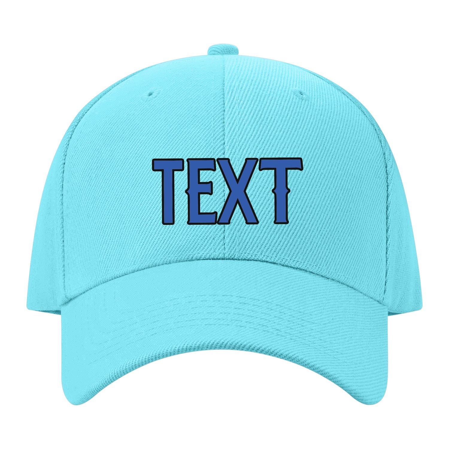 Custom Pale Ice Blue Navy Hat 18B21709