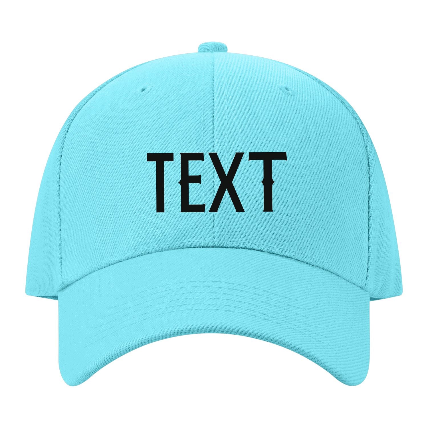 Custom Pale Ice Blue Mocha Hat 18B21717