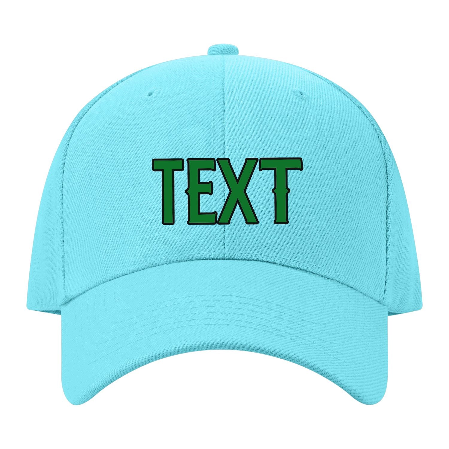 Custom Pale Ice Blue Misty Rose Hat 18B21724