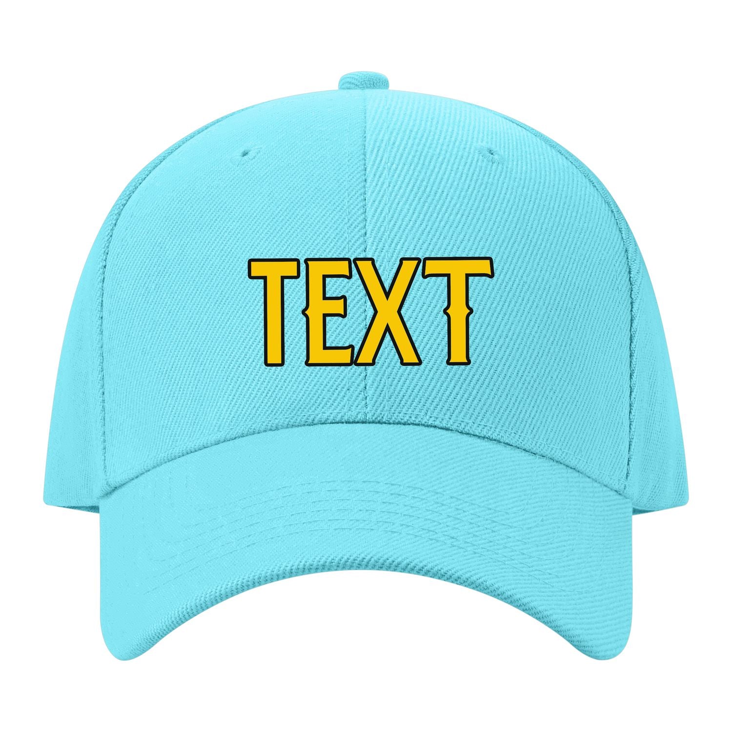 Custom Pale Ice Blue Peach Powder Hat 18B21730