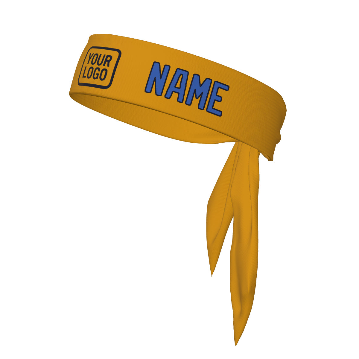 Custom Yellow Sky Blue Headband