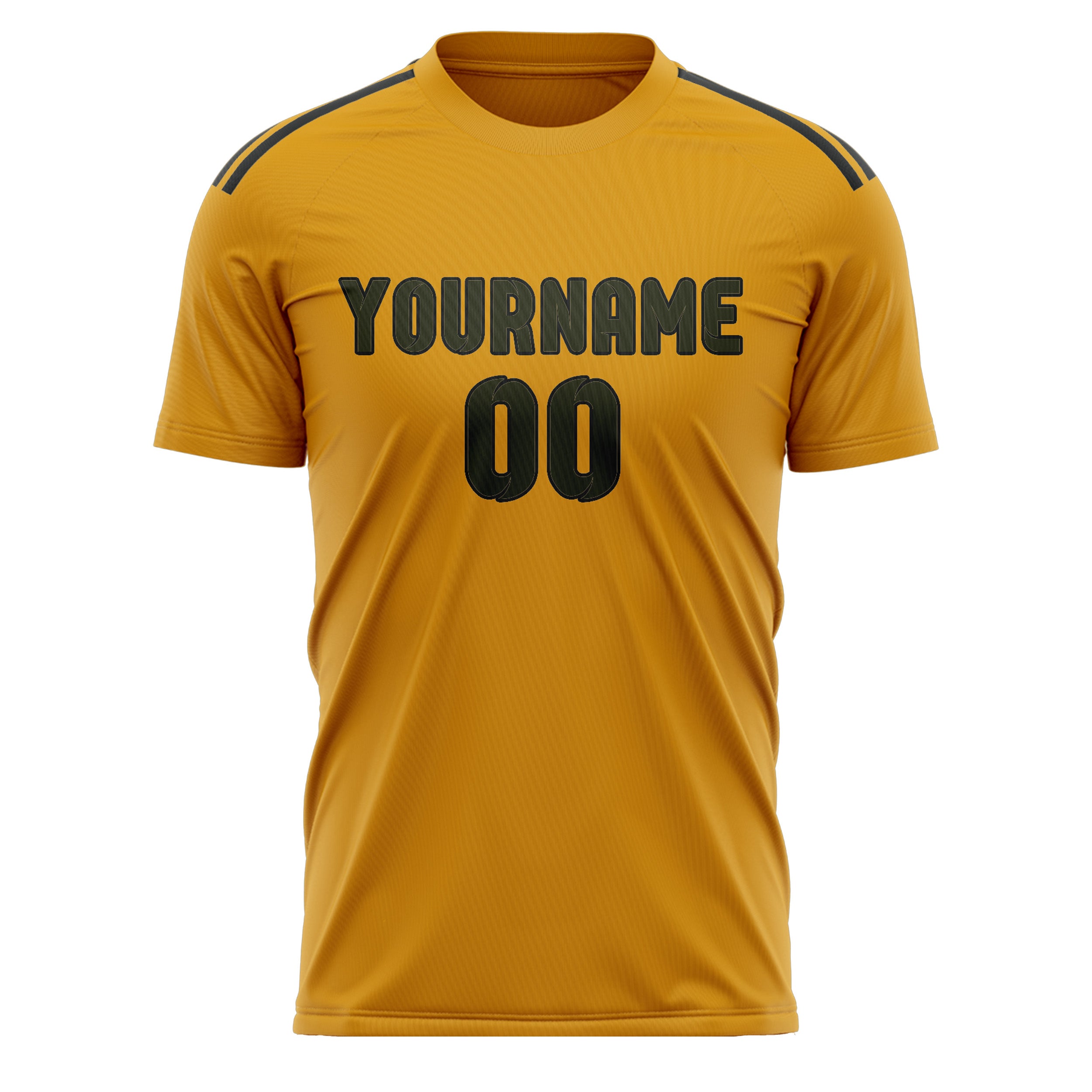 Custom Yellow Olive Soccer Jersey