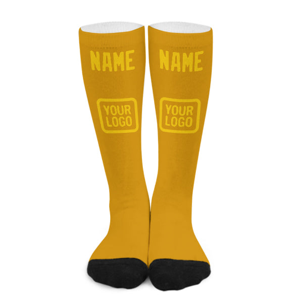 Custom Yellow Gold Knee-High Sock