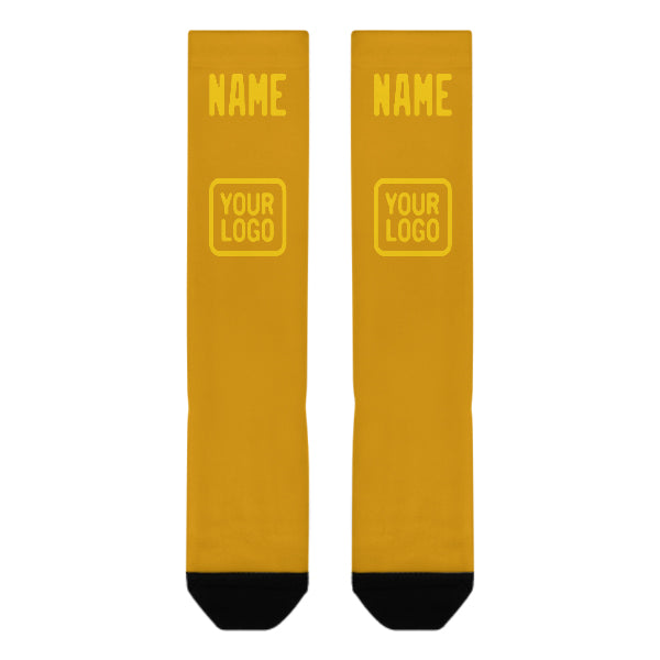 Custom Yellow Gold Knee-High Sock