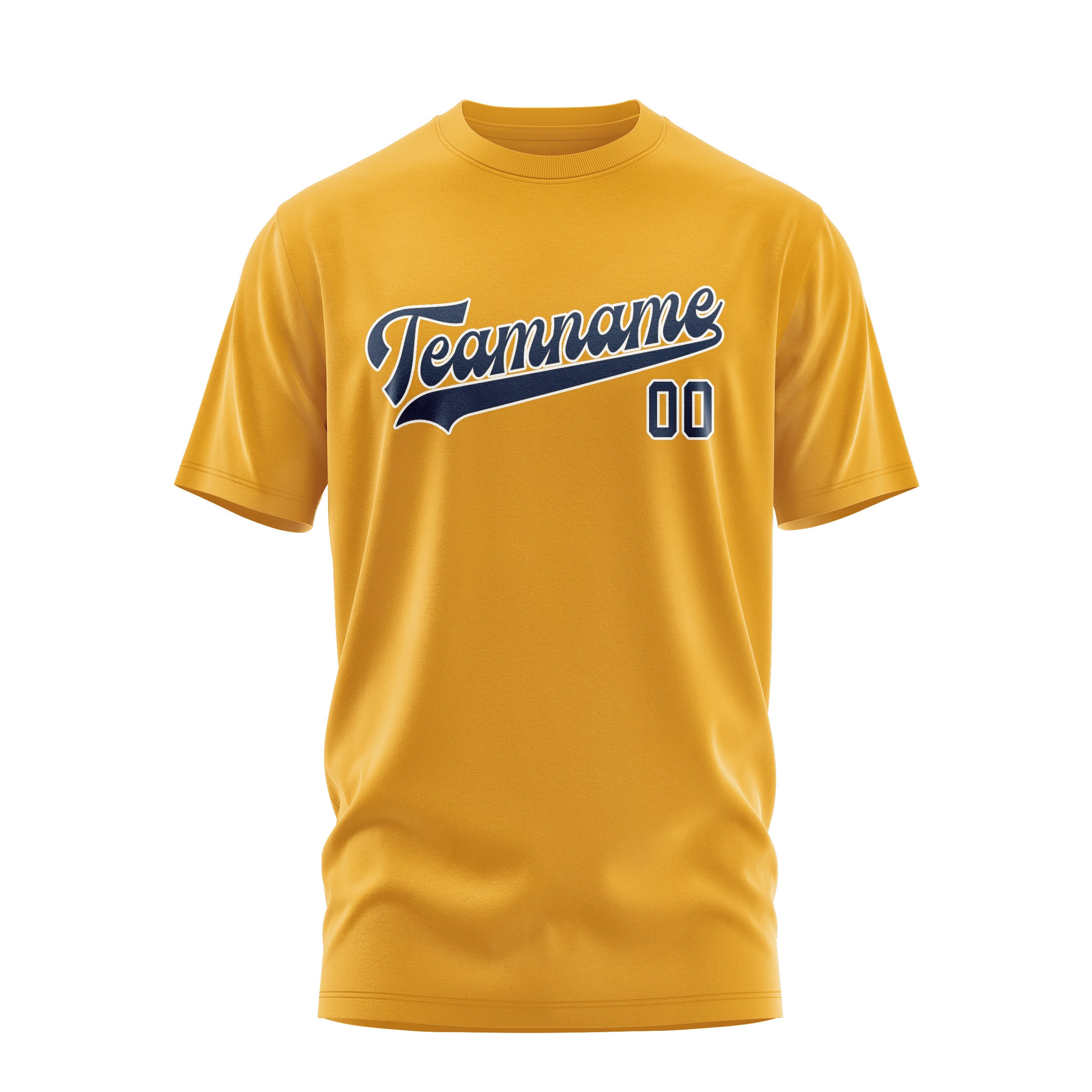 Custom Yellow Blue T-Shirt