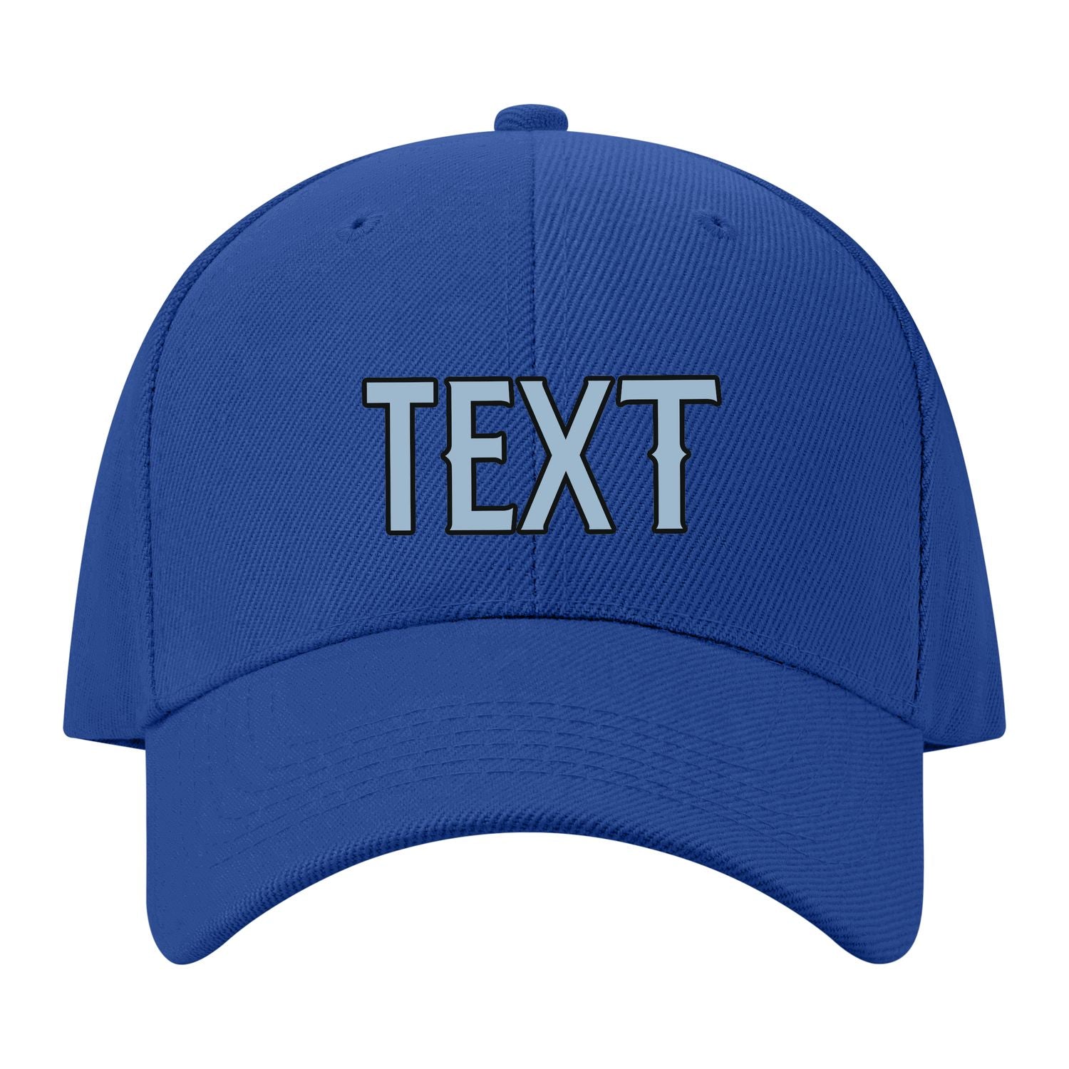 Custom Sky Blue Dark Grey Hat 19B21708