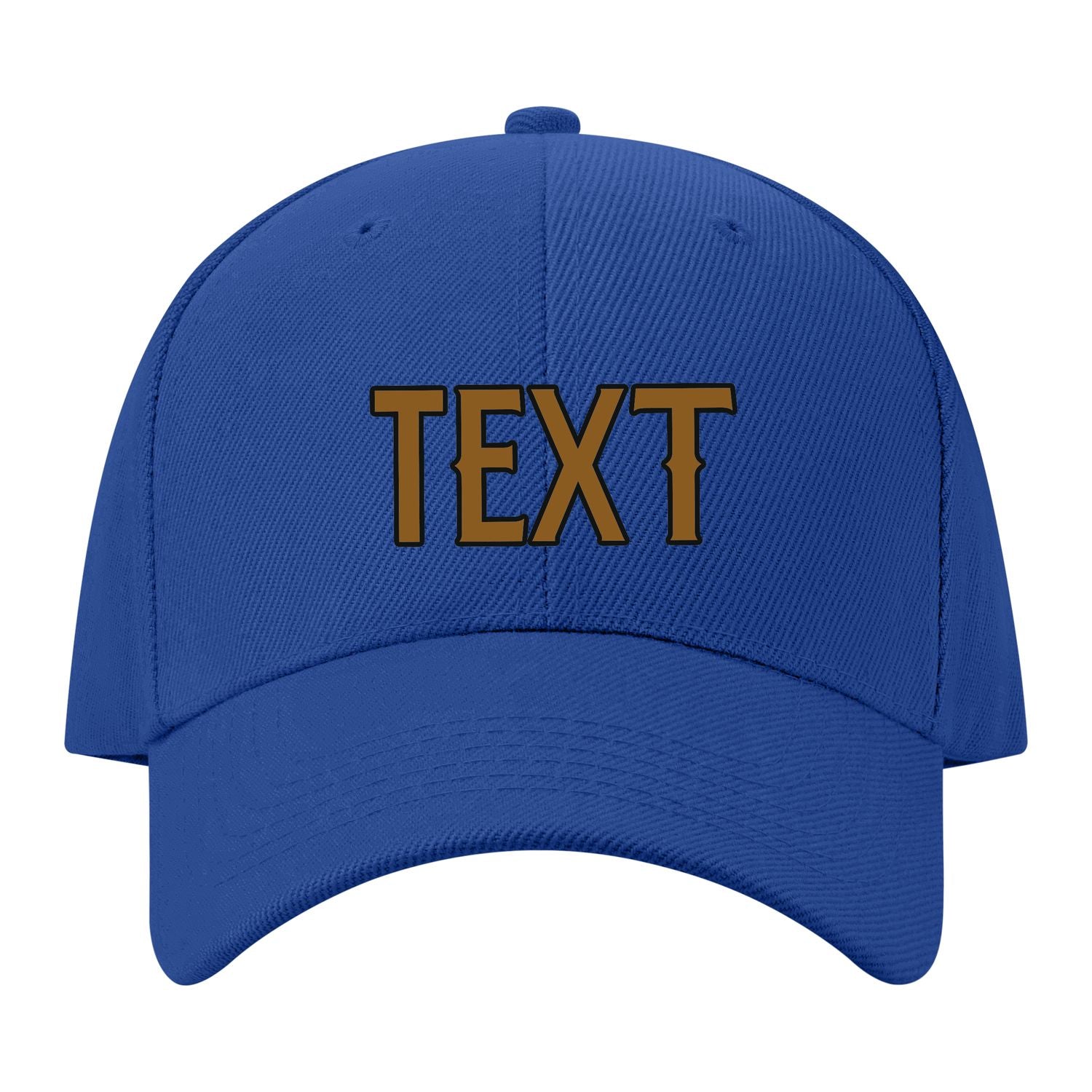 Custom Sky Blue Dark Green Hat 19B21722