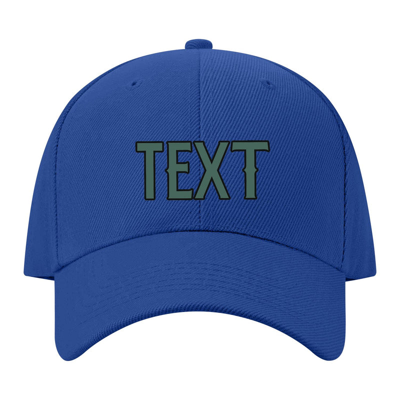 Custom Sky Blue Slate Gray Hat 19B21727