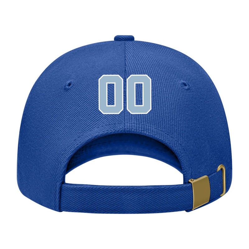 Custom Sky Blue Dark Grey Hat 19B21808