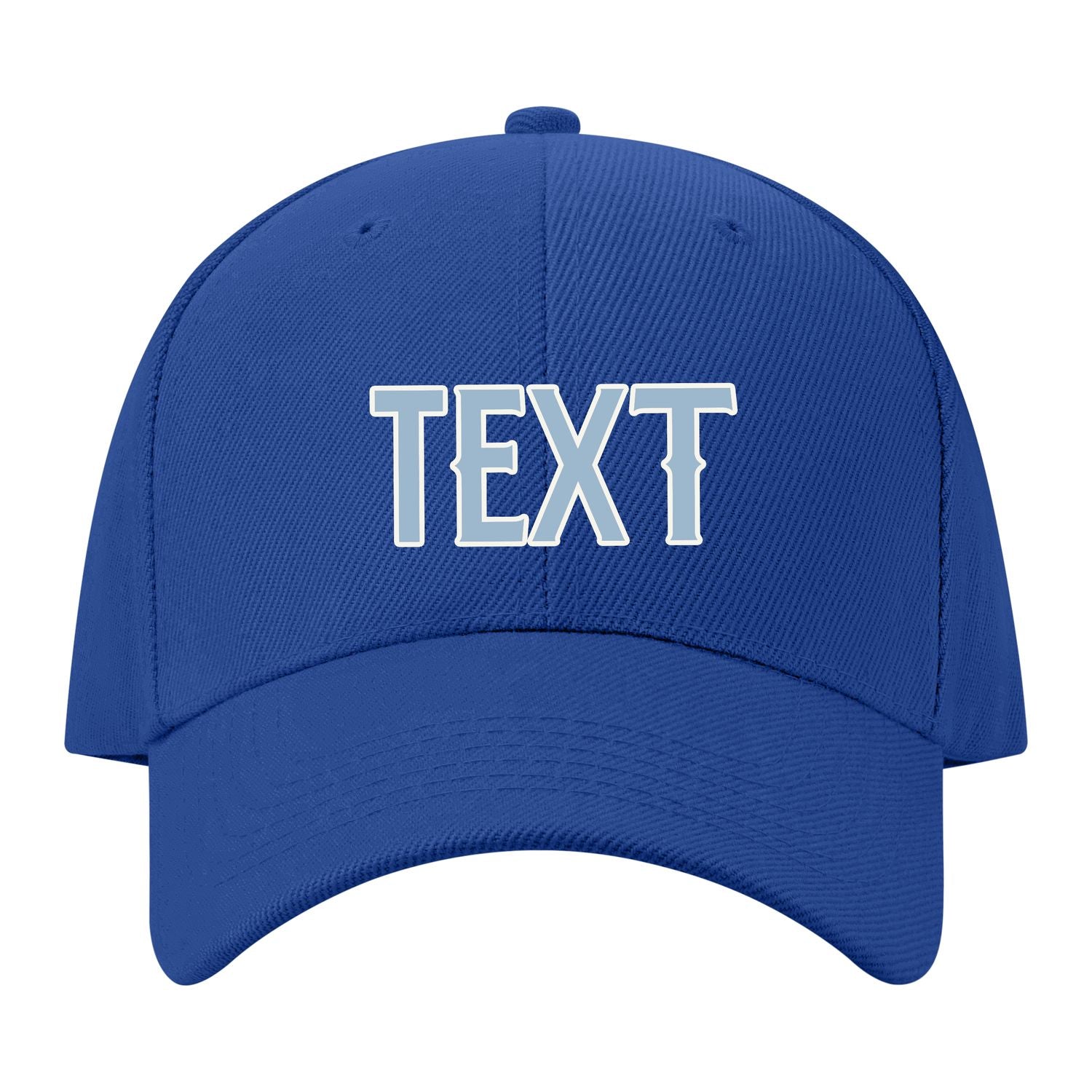 Custom Sky Blue Dark Grey Hat 19B21808