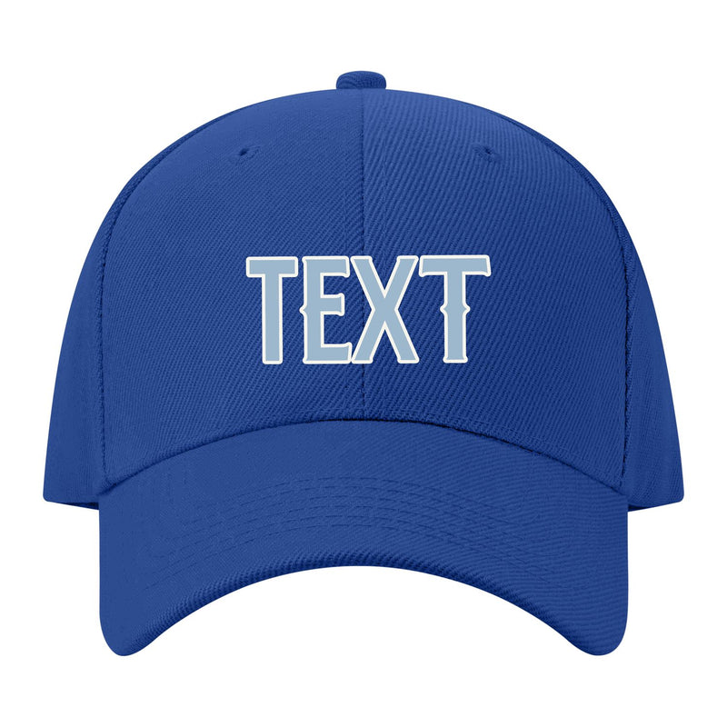 Custom Sky Blue Dark Grey Hat 19B21808