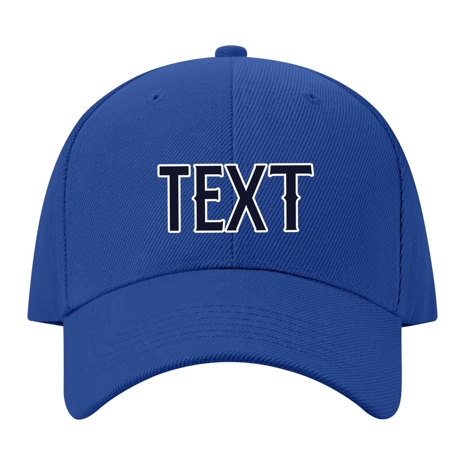 Custom Sky Blue Pale Peach Hat 19B21811