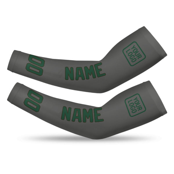 Custom Dark Grey Green Arm Sleeve