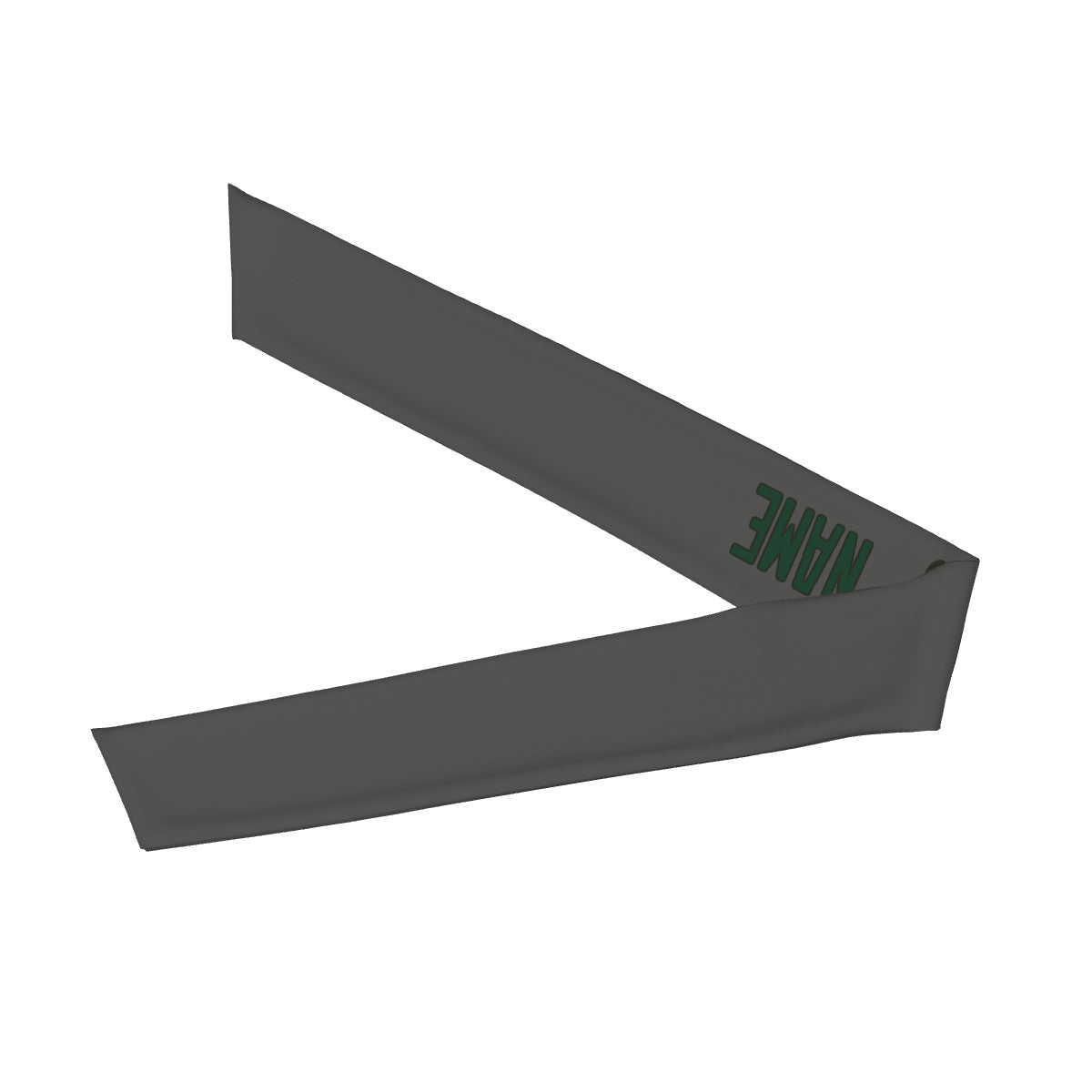 Custom Dark Grey Green Headband