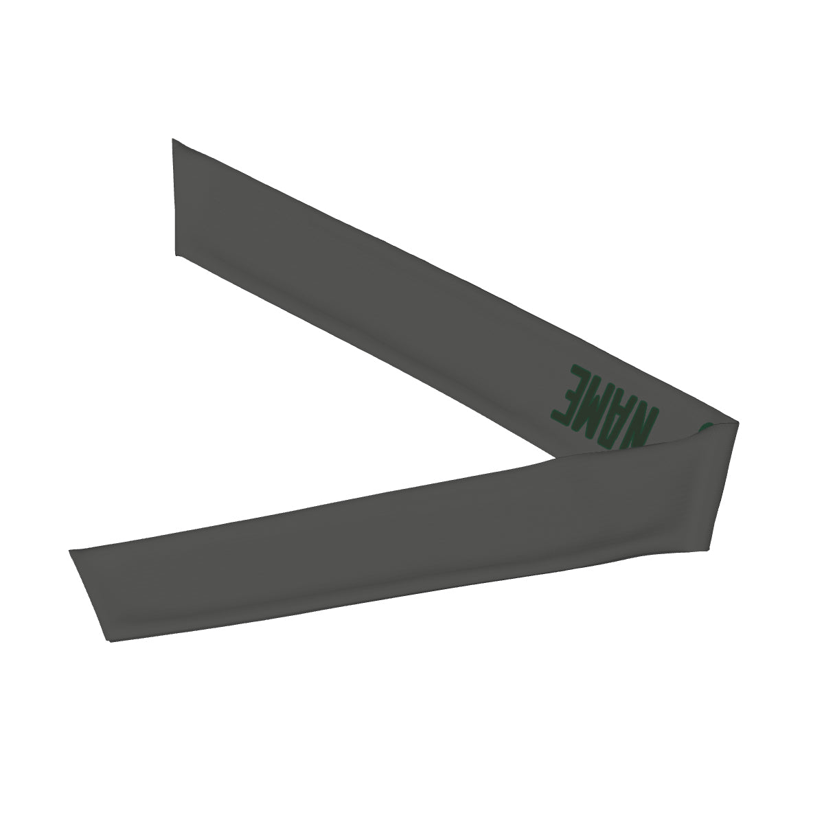 Custom Dark Grey Dark Green Headband