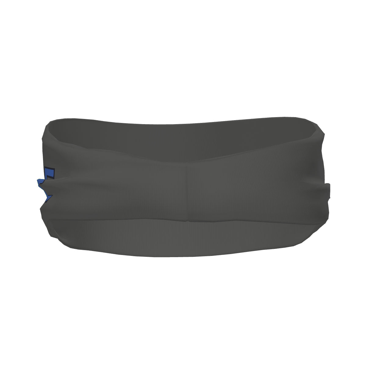 Custom Dark Grey Sky Blue Sports headband
