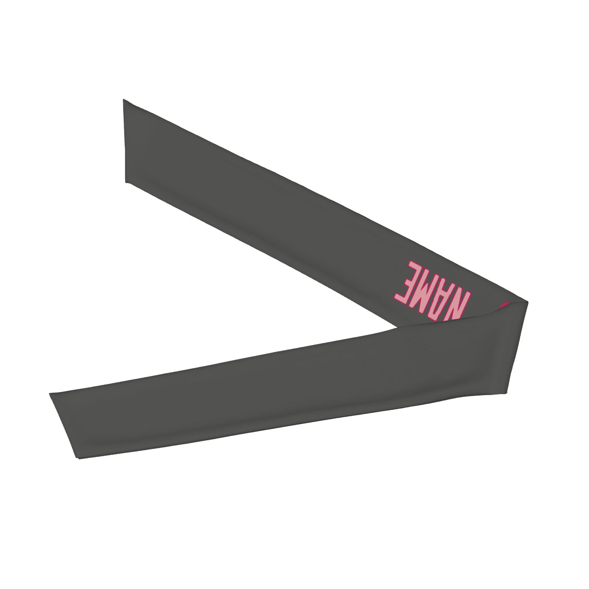 Custom Dark Grey Light Pink Headband
