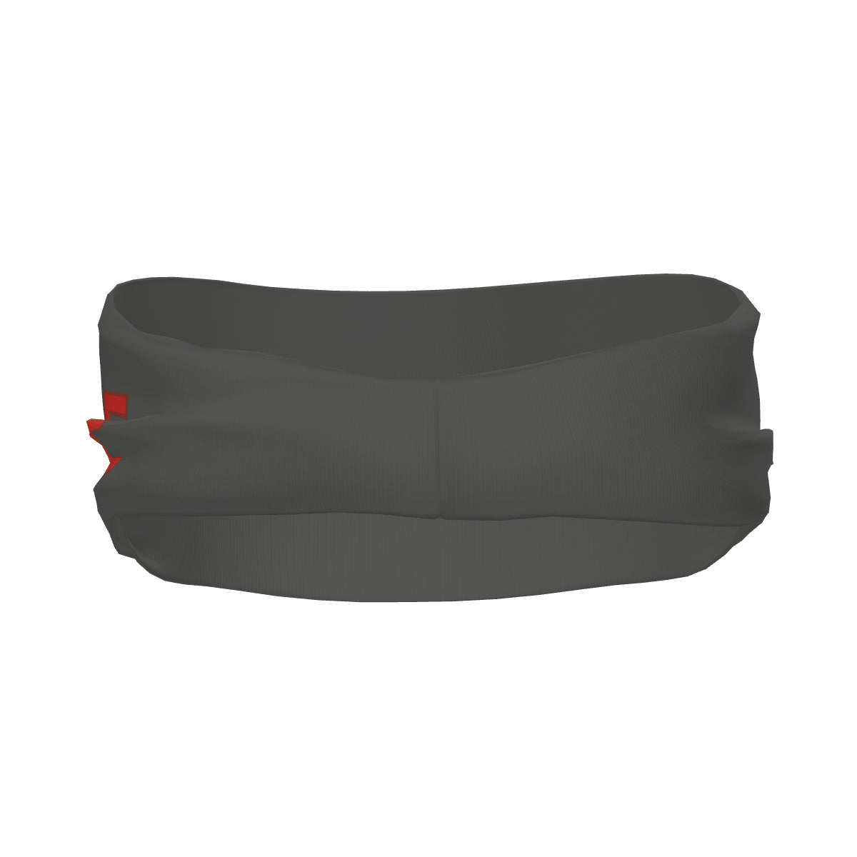 Custom Dark Grey Orange Red Sports headband