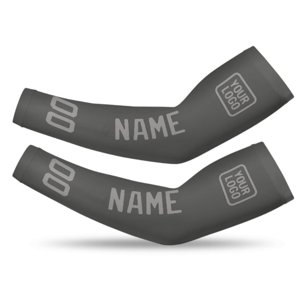 Custom Dark Grey Gray Arm Sleeve