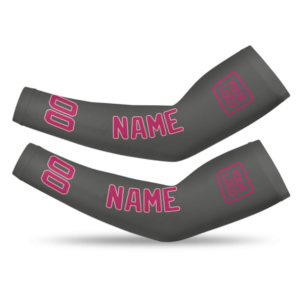 Custom Dark Grey Pink Arm Sleeve