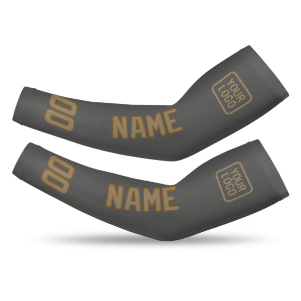 Custom Dark Grey Light Khaki Arm Sleeve