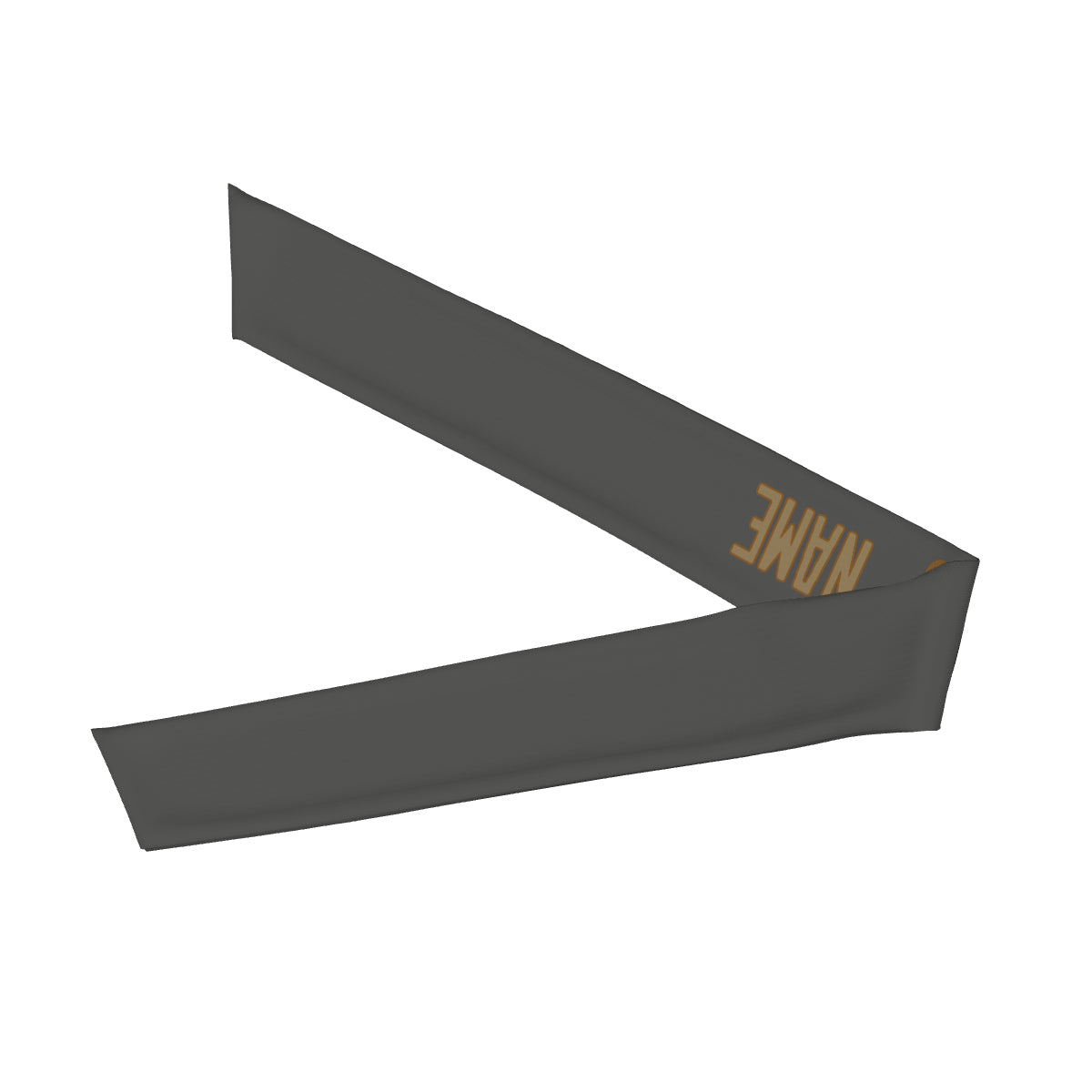 Custom Dark Grey Light Khaki Headband