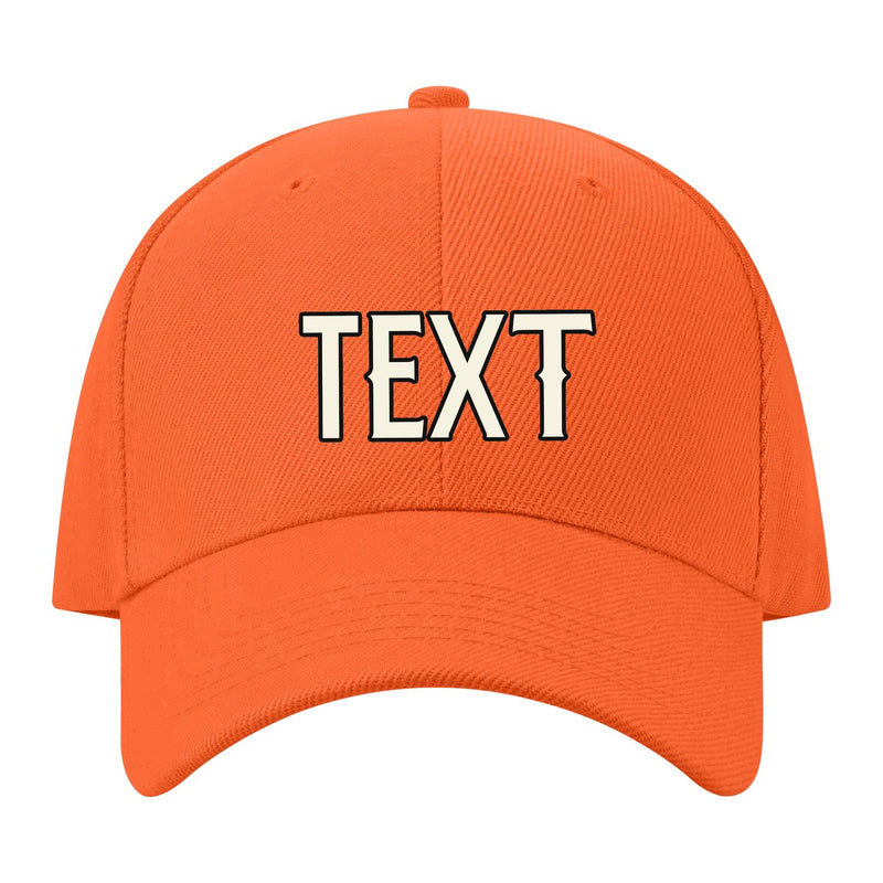 Custom Orange Light Purple Hat 20B21703