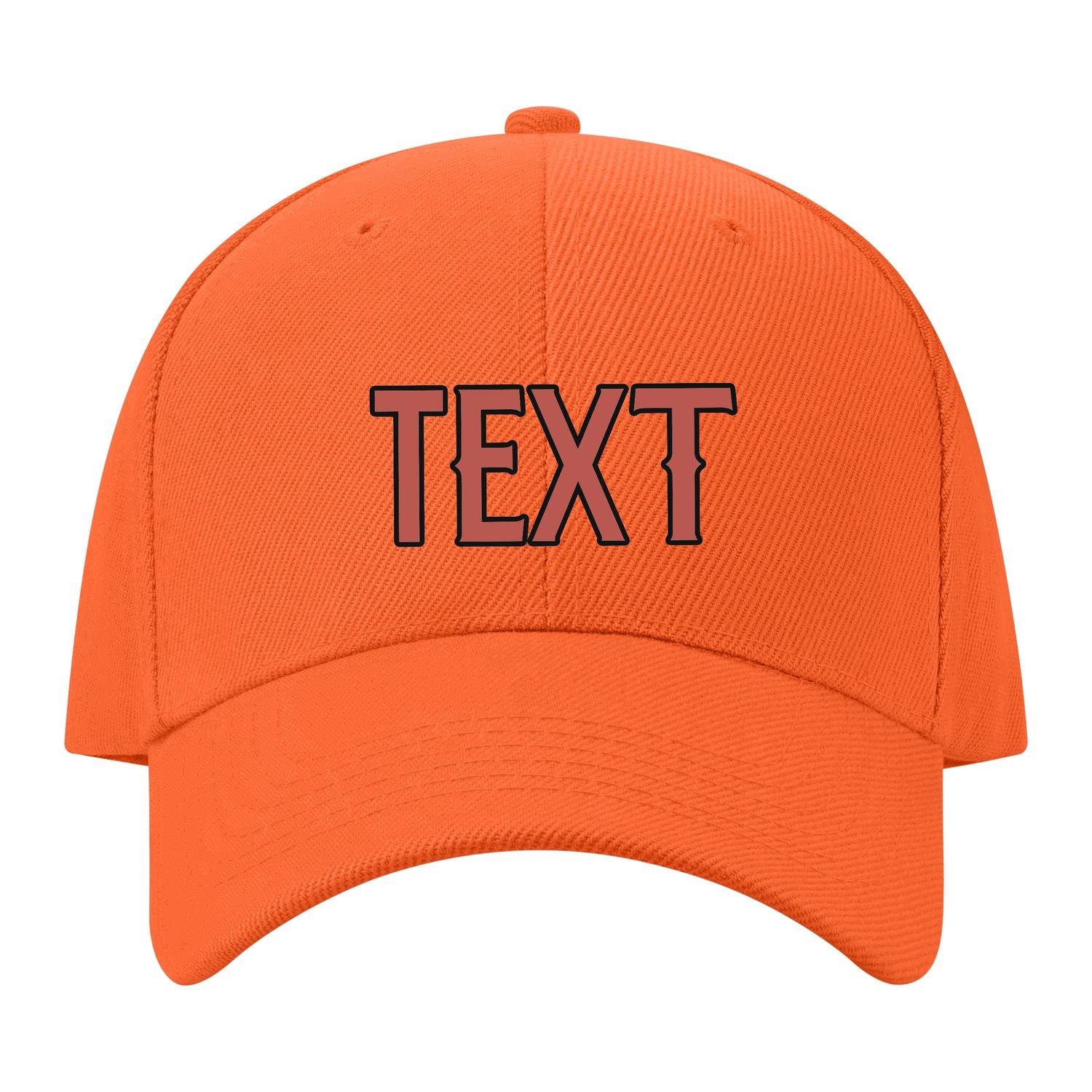 Custom Orange Emerald Green Hat 20B21729