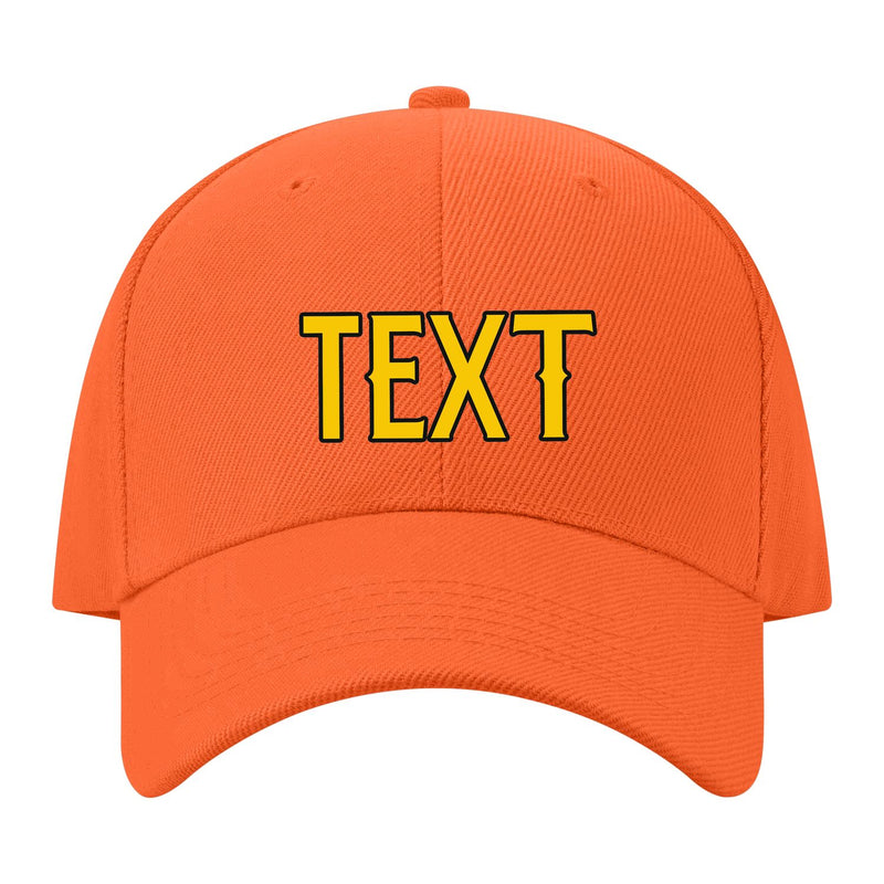 Custom Orange Peach Powder Hat 20B21730