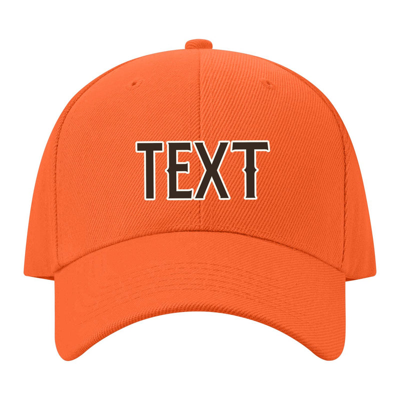 Custom Orange Black Hat 20B21801