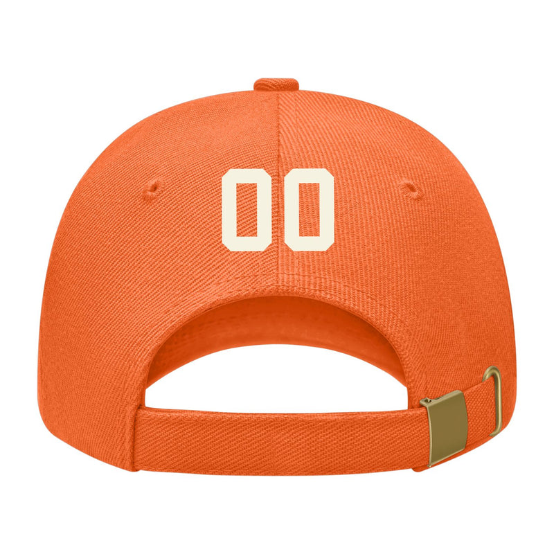 Custom Orange Light Purple Hat 20B21803