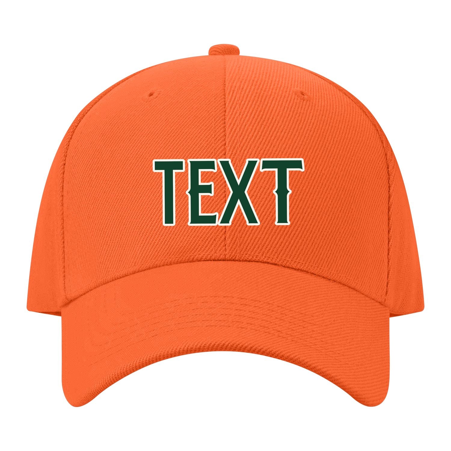Custom Orange Corn Silk Hat 20B21805