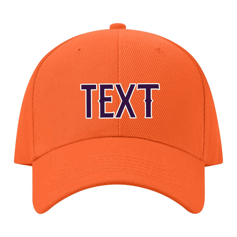 Custom Orange Gray Hat 20B21807