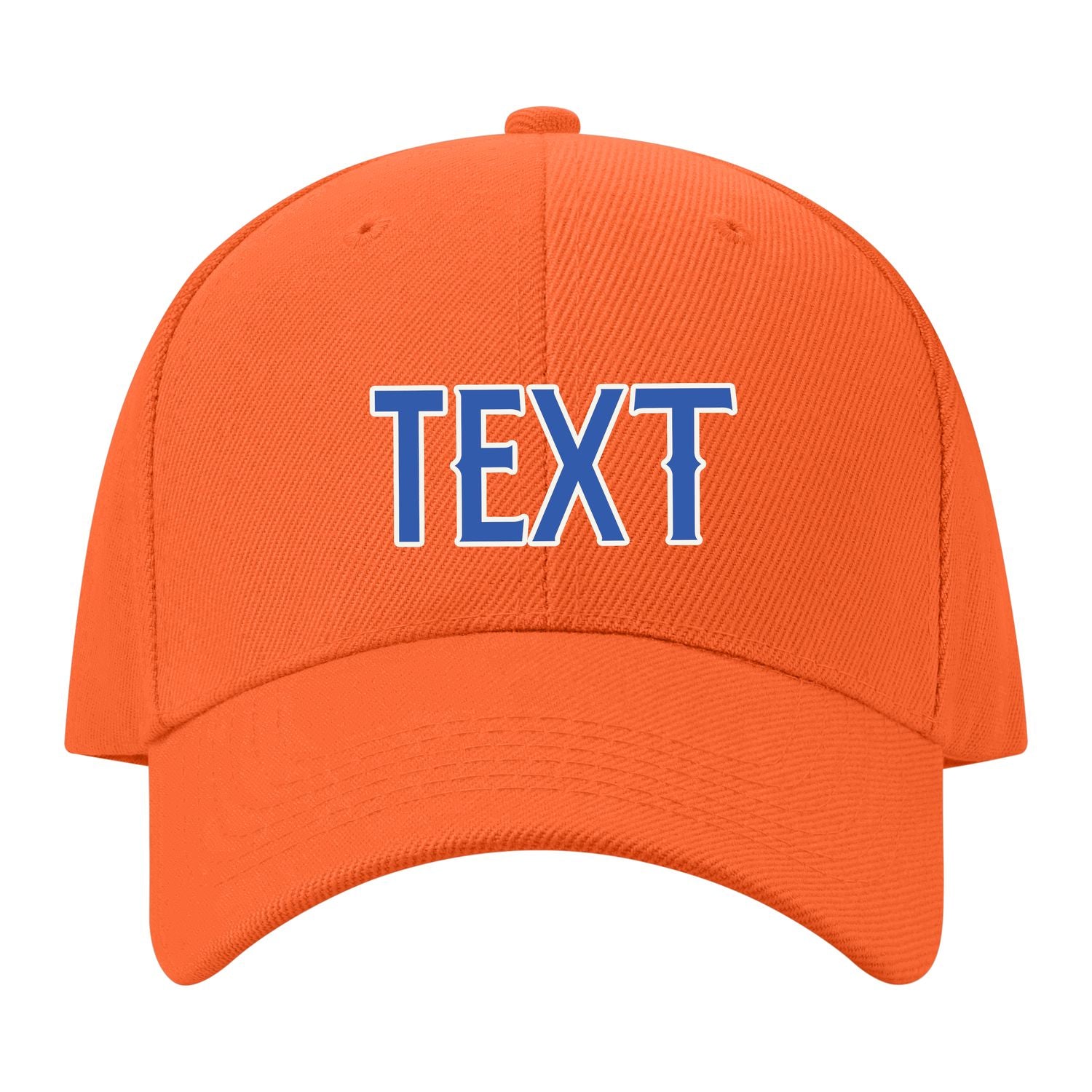 Custom Orange Navy Hat 20B21809