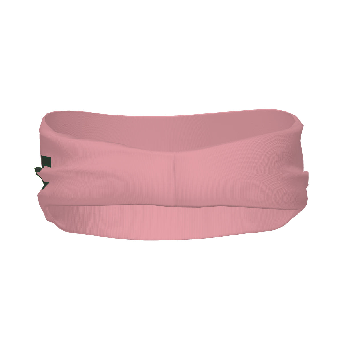 Custom Light Pink Dark Green Sports headband