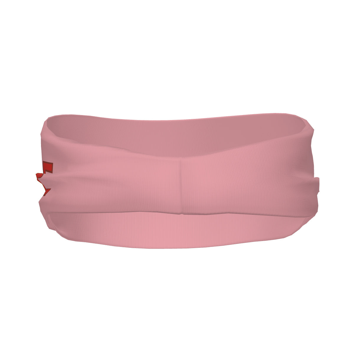 Custom Light Pink Orange Red Sports headband