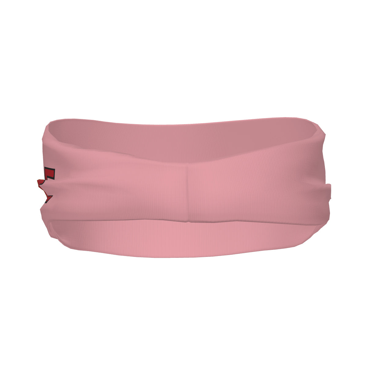 Custom Light Pink Red Sports headband
