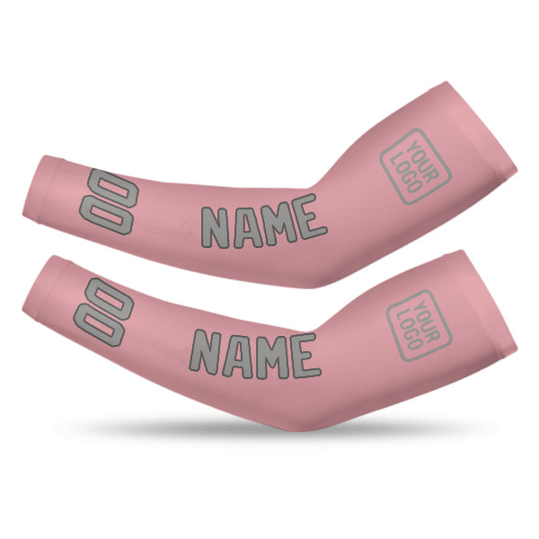 Custom Light Pink Gray Arm Sleeve