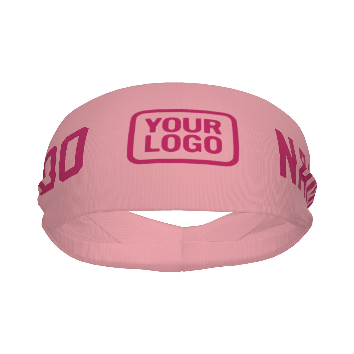 Custom Light Pink Pink Sports headband