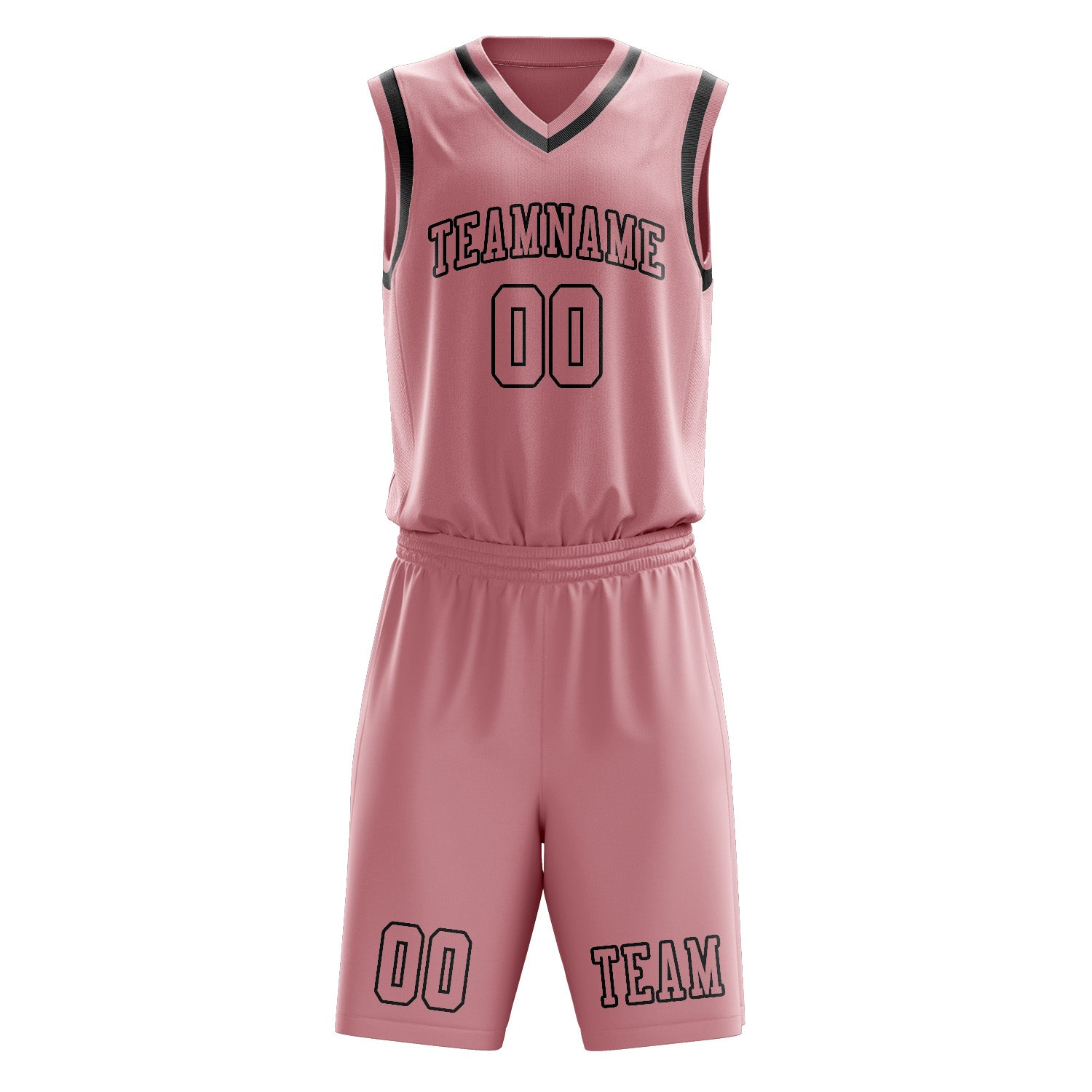 Custom Light Pink Light Pink Basketball Set