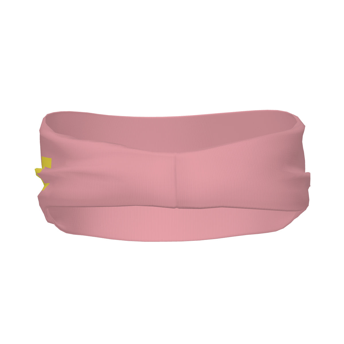 Custom Light Pink Light Yellow Sports headband